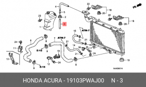 Деталь 19103PWAJ00 HONDA