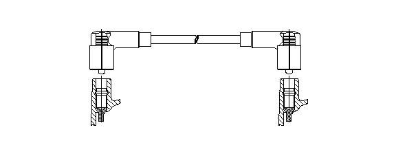 Провод зажигания 17728 BREMI
