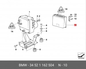 Блок управления, динамики тормоза / движения 34 52 1 162 504 BMW