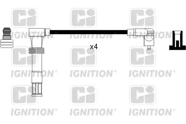 Ккомплект проводов зажигания XC981 QUINTON HAZELL
