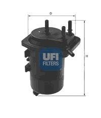Топливный фильтр 24.014.00 UFI
