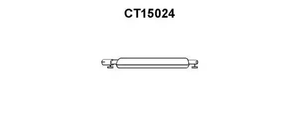 Глушитель выхлопных газов конечный CT15024 VENEPORTE