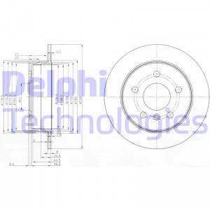 Тормозной диск BG3910 DELPHI