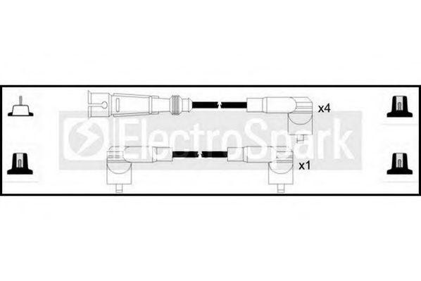 Ккомплект проводов зажигания OEK168 STANDARD