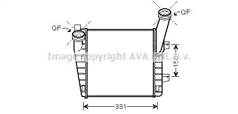 Интеркулер VW4263 AVA