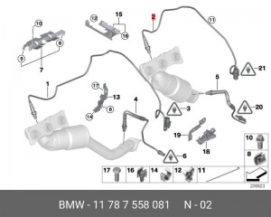 Лямбда-зонд 11 78 7 558 081 BMW