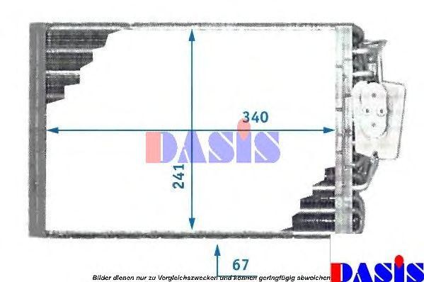 Испаритель, кондиционер 820630N AKS DASIS
