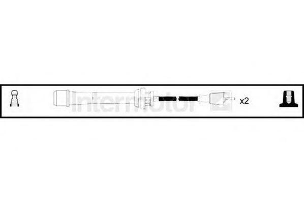 Ккомплект проводов зажигания 83086 STANDARD
