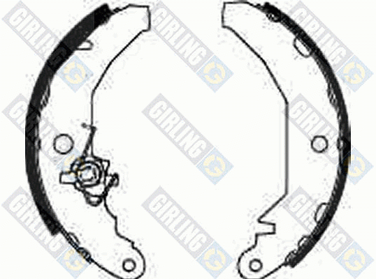 Комплект тормозных колодок 5161793 GIRLING
