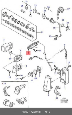 Деталь 7 220 481 FORD