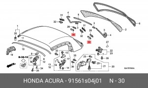 Деталь 91561S04J01 HONDA
