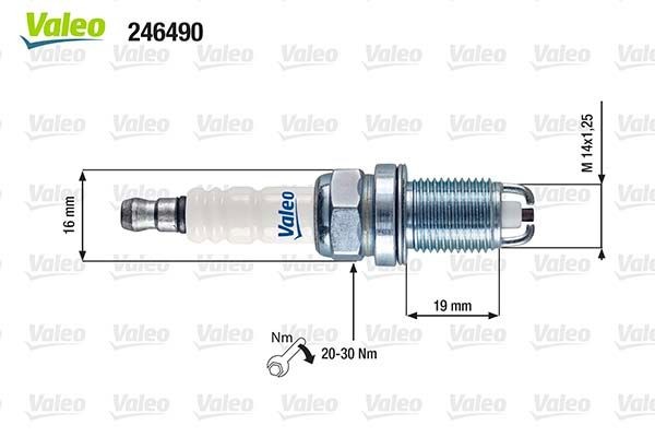 Свеча зажигания 246490 VALEO PHC