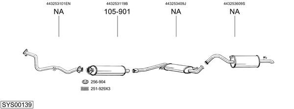 Катализатор 099340 BOSAL