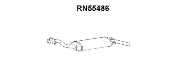 Глушитель выхлопных газов конечный RN55486 VENEPORTE