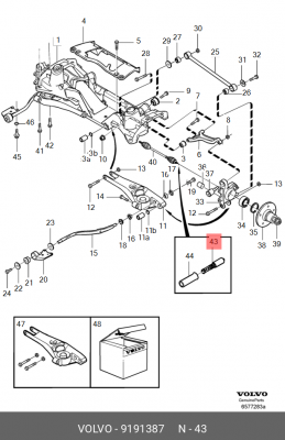 Угольная щетка, генератор 9191387 VOLVO