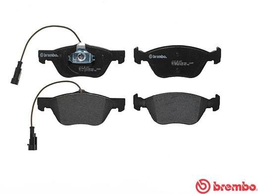 Комплект тормозных колодок, диско P23077 BREMBO