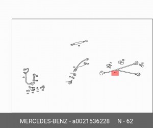 Датчик детонации A0021536228 MERCEDES BENZ
