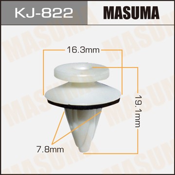Клипса крепежная KJ822 MASUMA