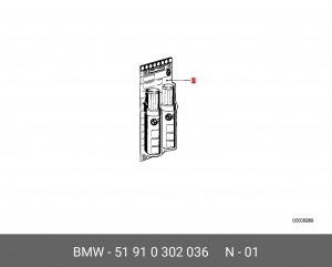 Карандаш - подкраска 51 91 0 302 036 BMW