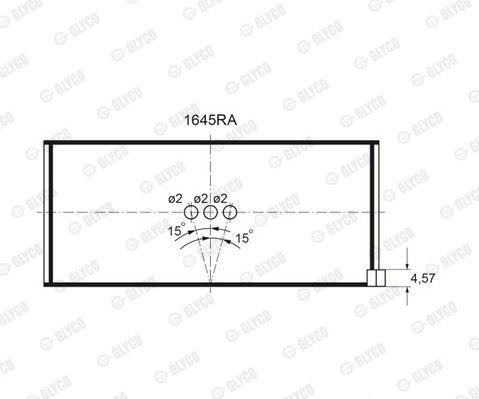 Подшипник 1645RA GLYCO