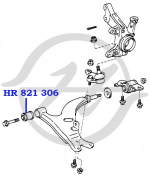 Сайлентблок HR 821 306 HANSE