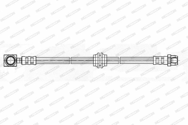 Тормозной шланг FHY2478 FERODO