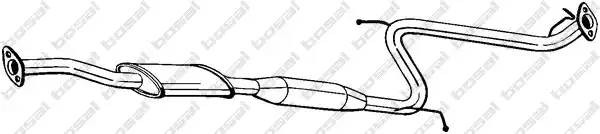 Средний глушитель выхлопных газов 285263 BOSAL