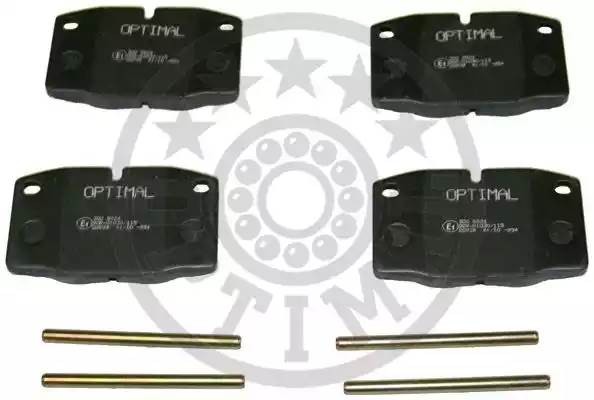 Комплект тормозных колодок, диско 9524 OPTIMAL