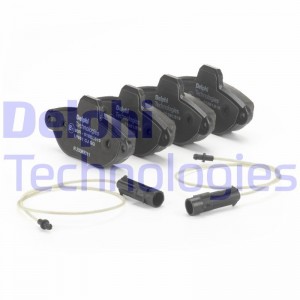 Комплект тормозных колодок, диско LP851 DELPHI