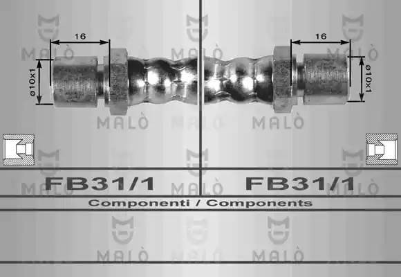 Тормозной шланг 8523 MALO