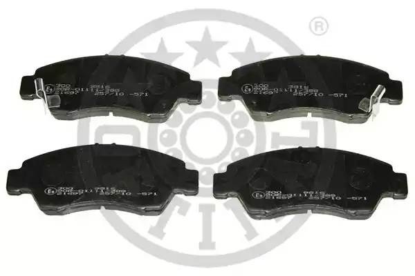 Комплект тормозных колодок, диско 9816 OPTIMAL