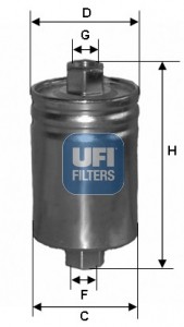 Топливный фильтр 31.589.00 UFI