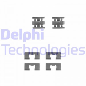 Комплектующие, колодки дискового тормоза LX0196 DELPHI