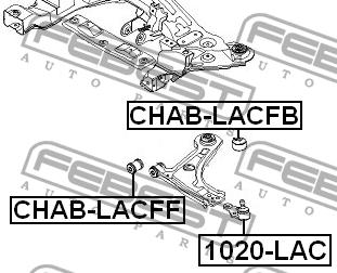 Сайлентблок CHAB-LACFB FEBEST