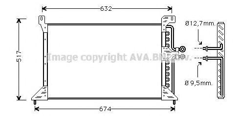 Конденсатор, кондиционер FD5243 AVA