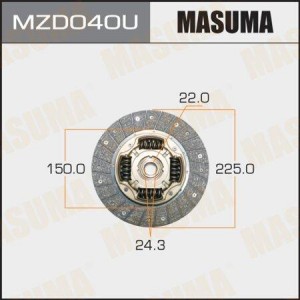 Диск сцепления MZD040U MASUMA