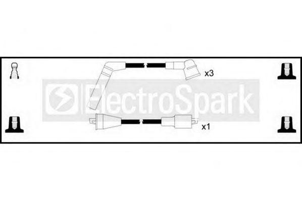 Ккомплект проводов зажигания OEK272 STANDARD