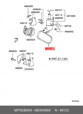 Ремень приводной MD304060 MITSUBISHI