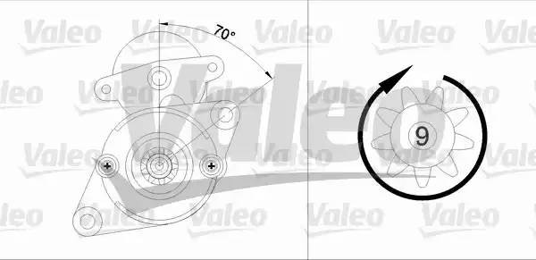Стартер 455578 VALEO PHC