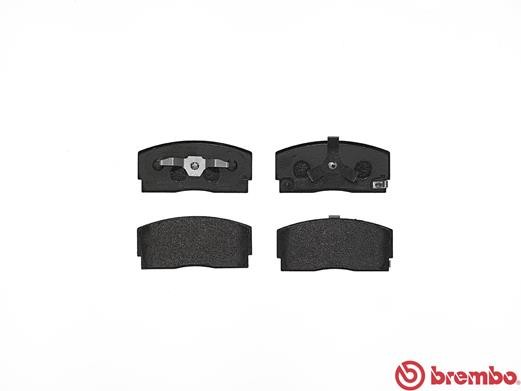 Комплект тормозных колодок, диско P16005 BREMBO