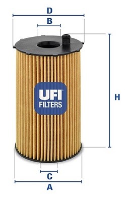 Масляный фильтр 25.066.00 UFI