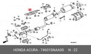 Деталь 74601SNAA00 HONDA