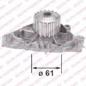 Водяной насос WP2506 DELPHI