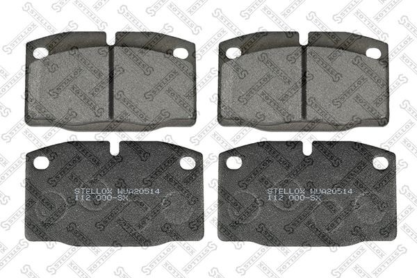 Колодки тормозные дисковые 112000SX STELLOX