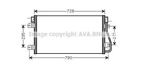 Конденсатор, кондиционер RTA5348 AVA