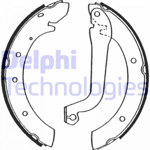 Комплект тормозных колодок LS1570 DELPHI