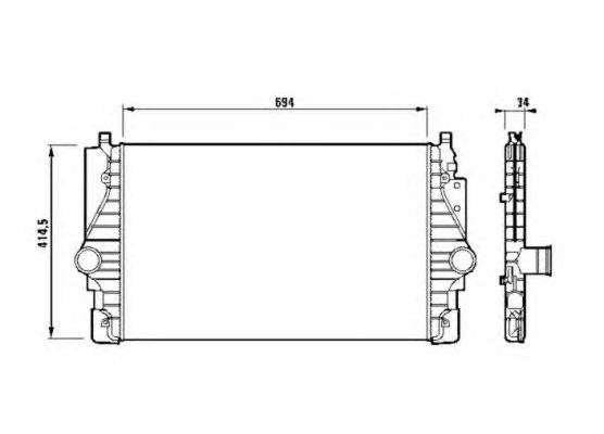 Интеркулер 30873 NRF