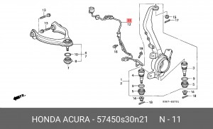 Деталь 57450S30N21 HONDA