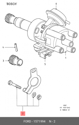 Клеммный ключ 1 571 994 FORD
