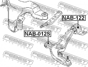 Рычаг подвески NAB-122 FEBEST